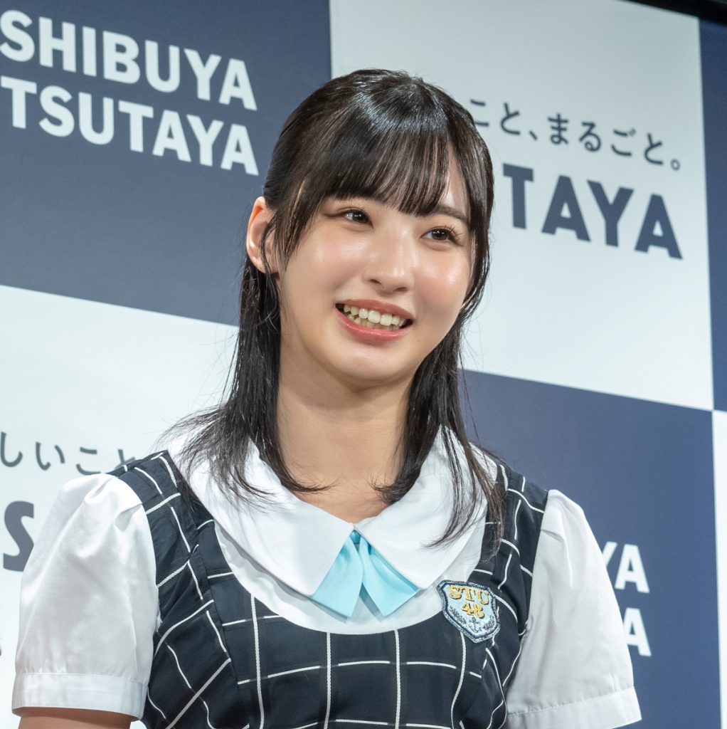 「STU48 6th Anniversary Concert Documentary Book」発売記念取材会に出席したSTU48沖侑果