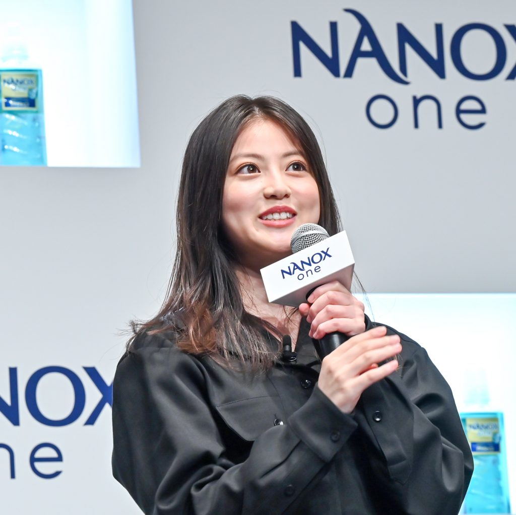 「NANOX one(ナノックス ワン)」新CM発表会に出席した今田美桜