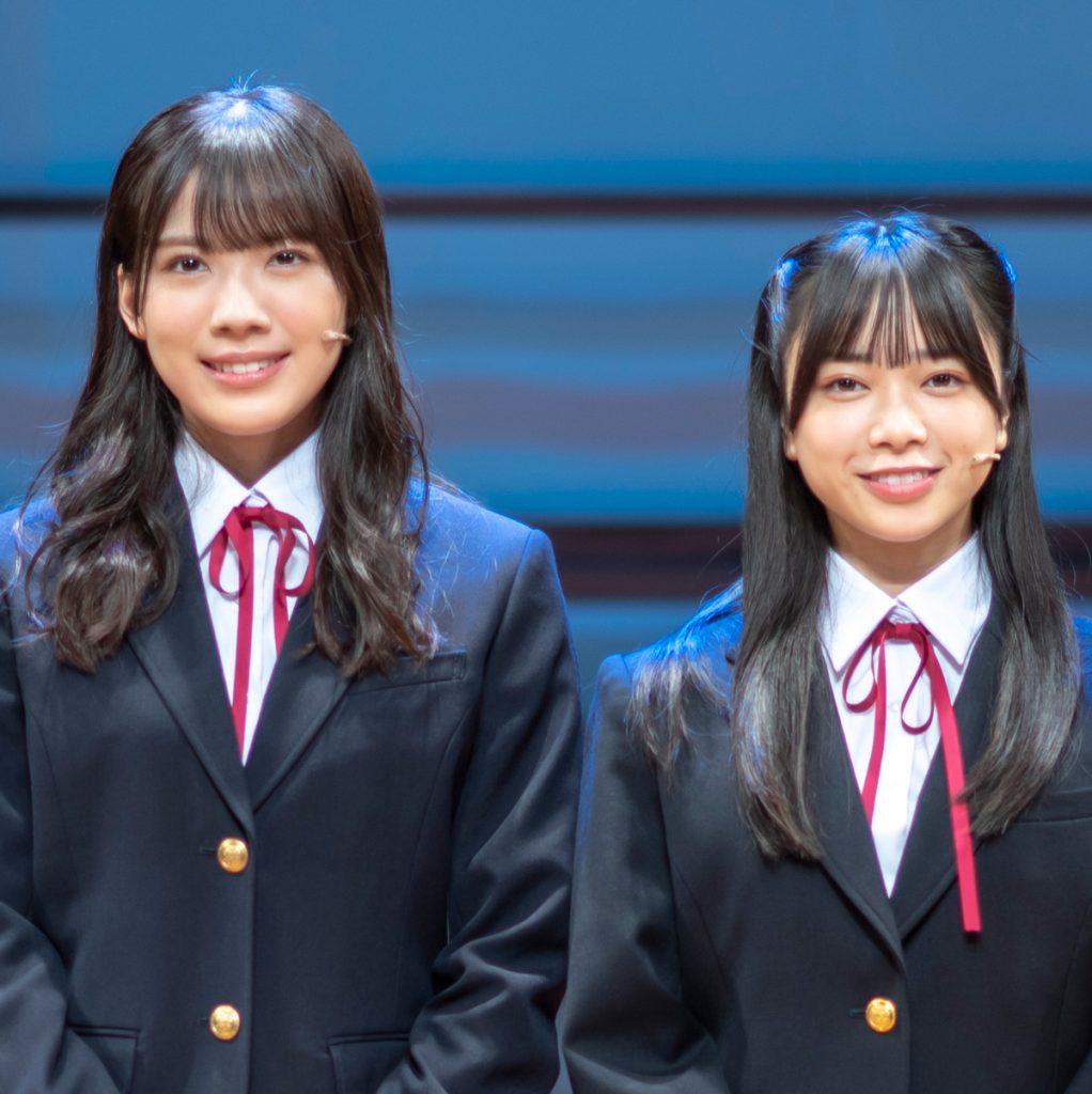 舞台「幕が上がる」に出演した日向坂46森本茉莉と山口陽世