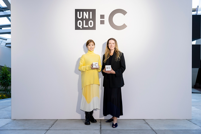 「UNIQLO : C」ローンチ記者発表会見に出席した白石麻衣