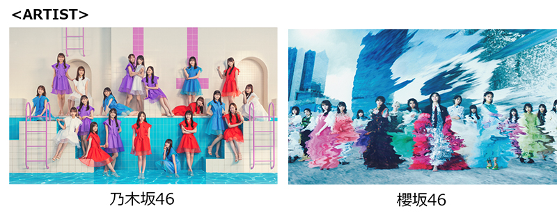 「Rakuten GirlsAward 2023 AUTUMN/WINTER」に出演する乃木坂46・櫻坂46