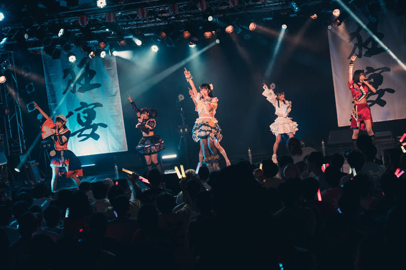 UtaGe!が東京・新宿BLAZEで3rdワンマンライブ「狂宴」を開催