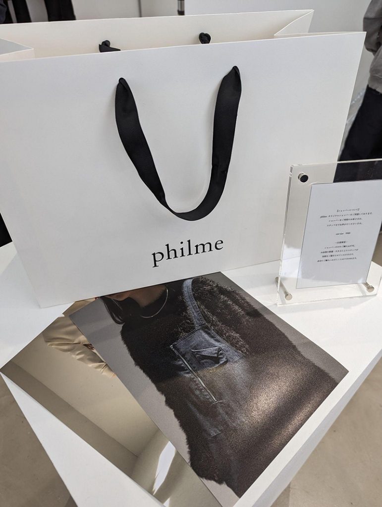 「philme」2nd popup store