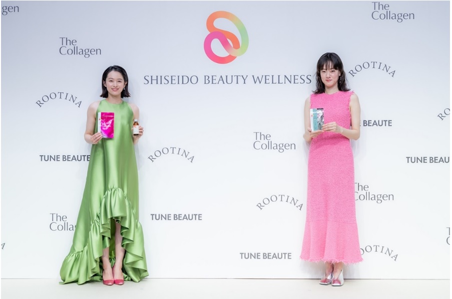 「SHISEIDO BEAUTY WELLNESS」新商品＆新CM発表会に出席した清野菜名、市川実日子