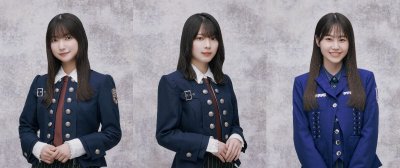 櫻坂46の大園玲、森田ひかる、向井純葉(写真左から)