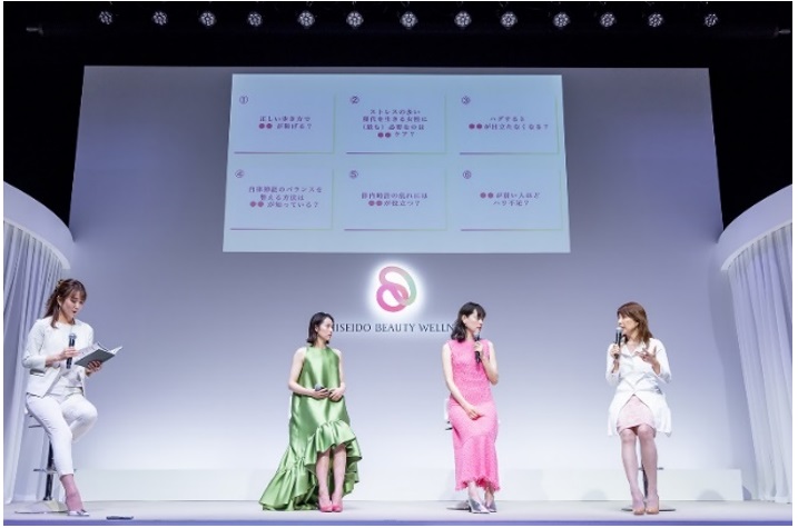 「SHISEIDO BEAUTY WELLNESS」新商品＆新CM発表会に出席した清野菜名、市川実日子