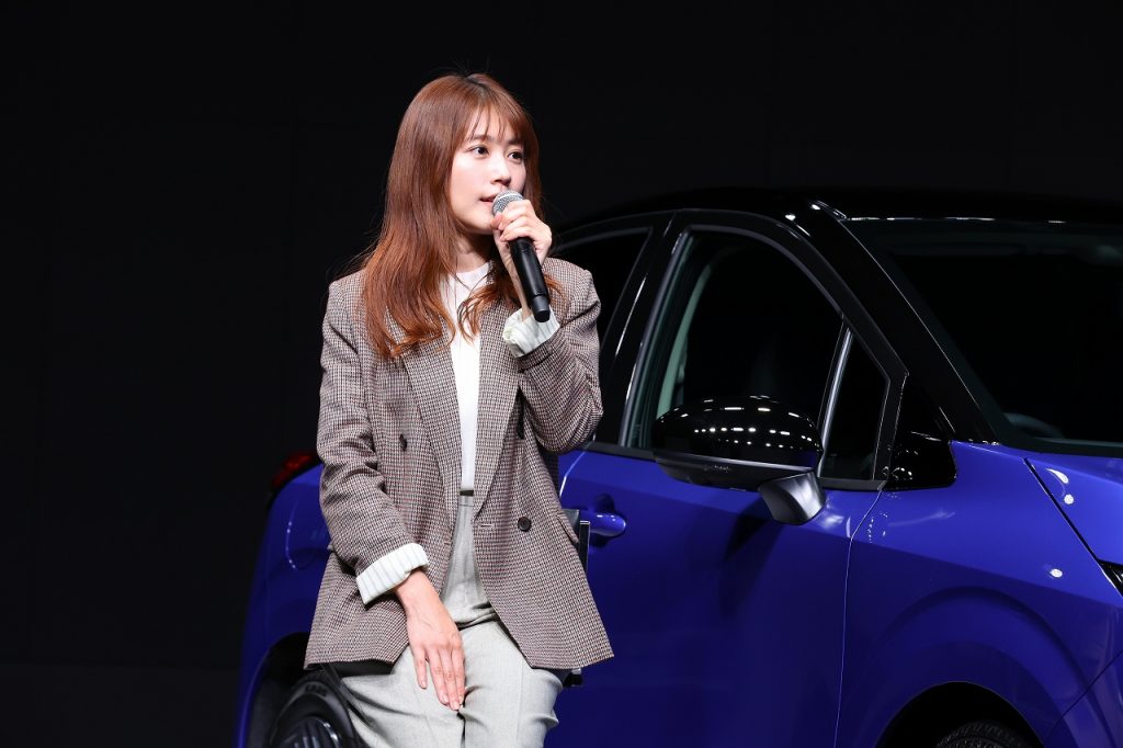 「NEW 日産ノート発売記念 新CM発表会」に出席した有村架純