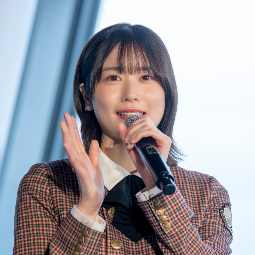 「日向坂46 WE R! in TOKYO SKYTREE(R)-日向坂46の虹-」取材会に登壇した丹生明里