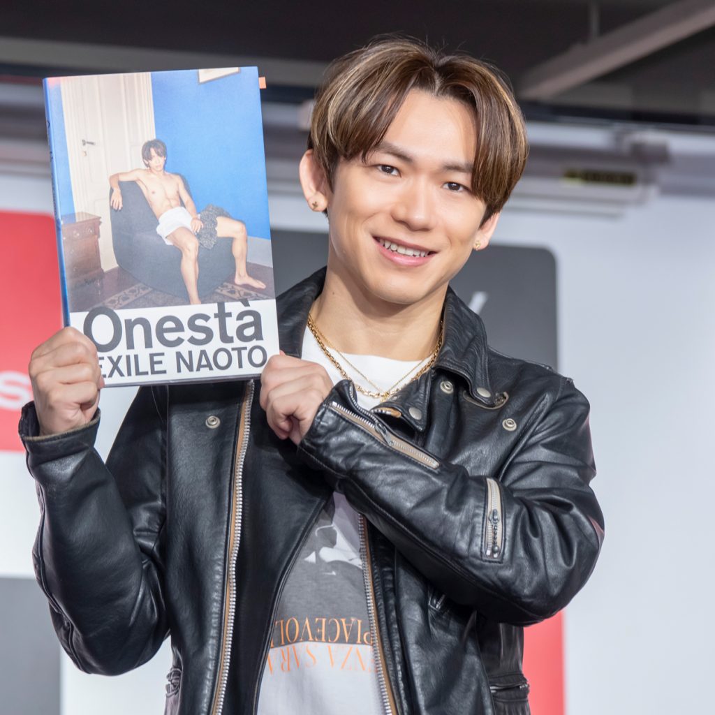 EXILE NAOTO 1st写真集「Onesta」発売記念取材会より