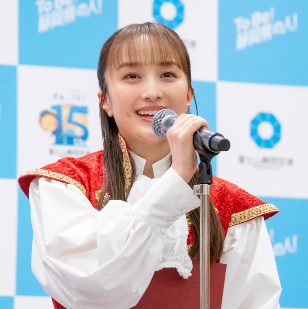 百田夏菜子が「富士山静岡空港開港15周年記念 PR大使委嘱式」に出席