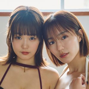 “フジコーズ”井手美希＆上杉真央、ネオ・コスブランド『パルフェット』とコラボグラビア