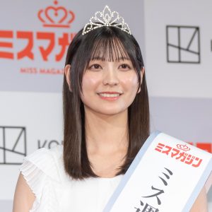 【ミスマガ2024】「ミス週刊少年マガジン」花城奈央『たくさんグラビアの撮影ができることがとても楽しみ』