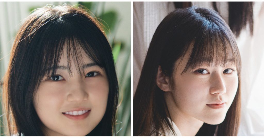 最年少コンビ、的野美青(左)×向井純葉(右)