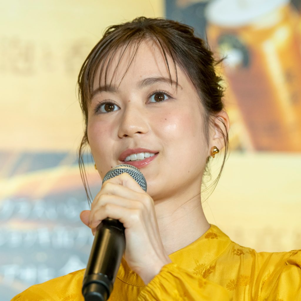 生田絵梨花がアサヒビール株式会社『アサヒ食彩』新CM発表会に出席