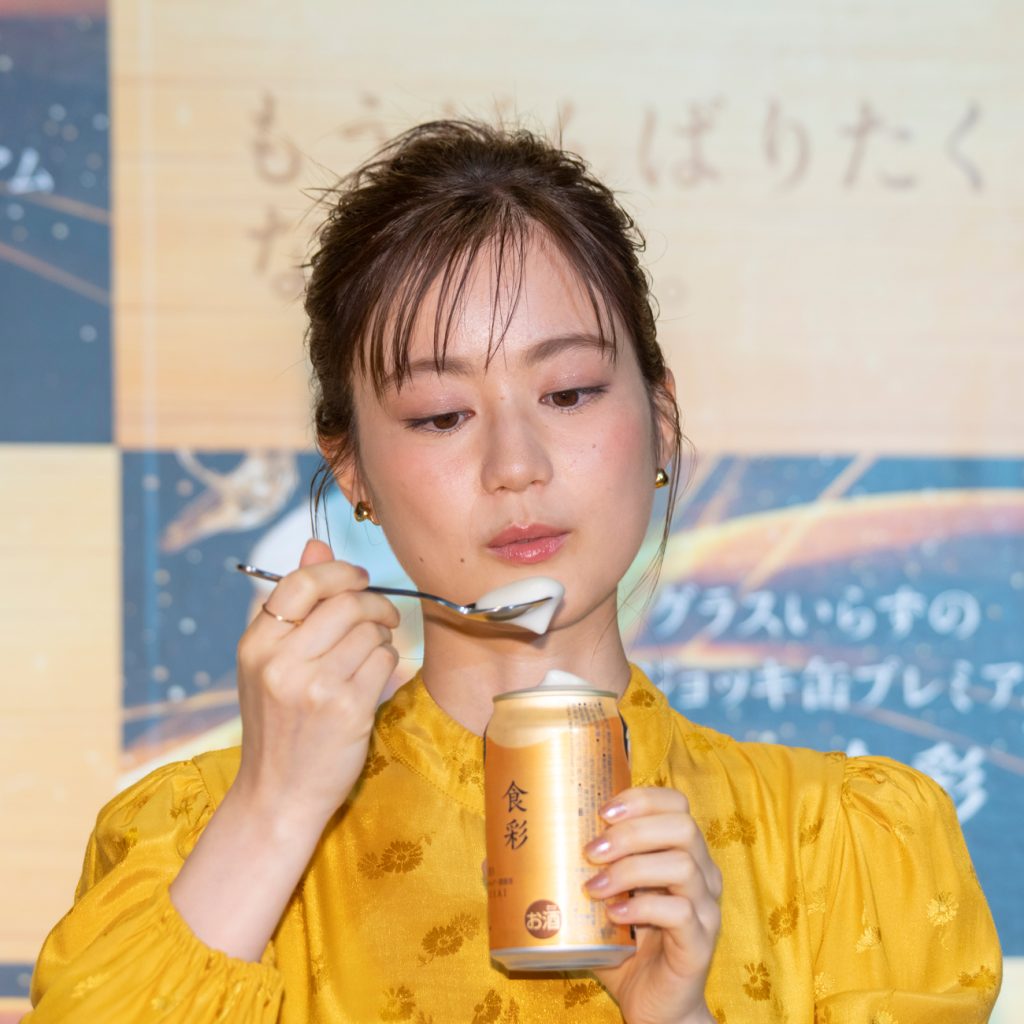 生田絵梨花がアサヒビール株式会社『アサヒ食彩』新CM発表会に出席