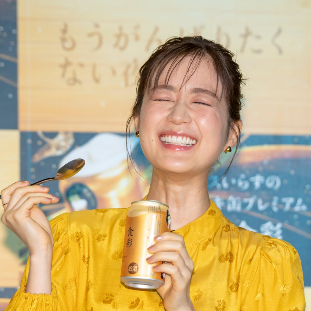 生田絵梨花がアサヒビール株式会社『アサヒ食彩』新CM発表会に出席