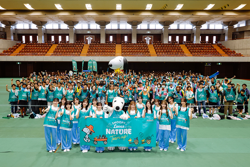 「SNOOPY Loves NATURE “Team up!” in ひなたフェス2024」より