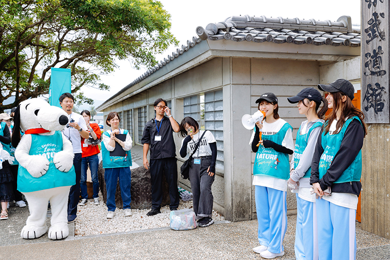 「SNOOPY Loves NATURE “Team up!” in ひなたフェス2024」より