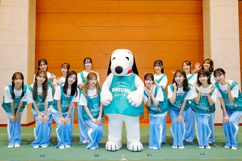 「SNOOPY Loves NATURE “Team up!” in ひなたフェス2024」より