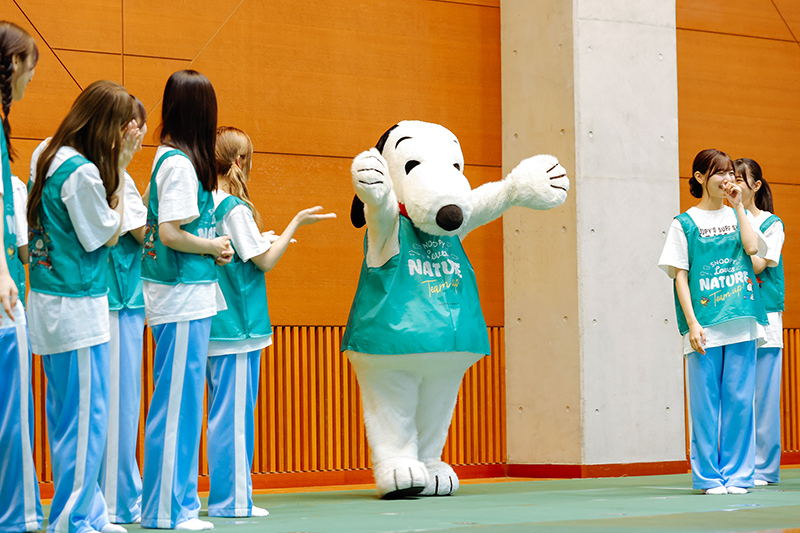 「SNOOPY Loves NATURE “Team up!” in ひなたフェス2024」より