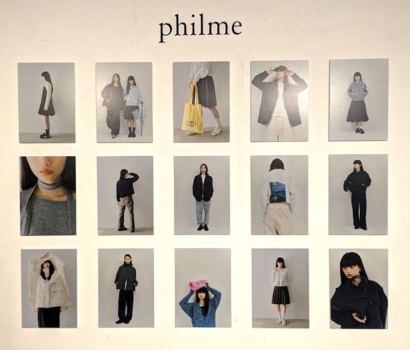 アパレルブランド「philme」のpop-up storeがオープン