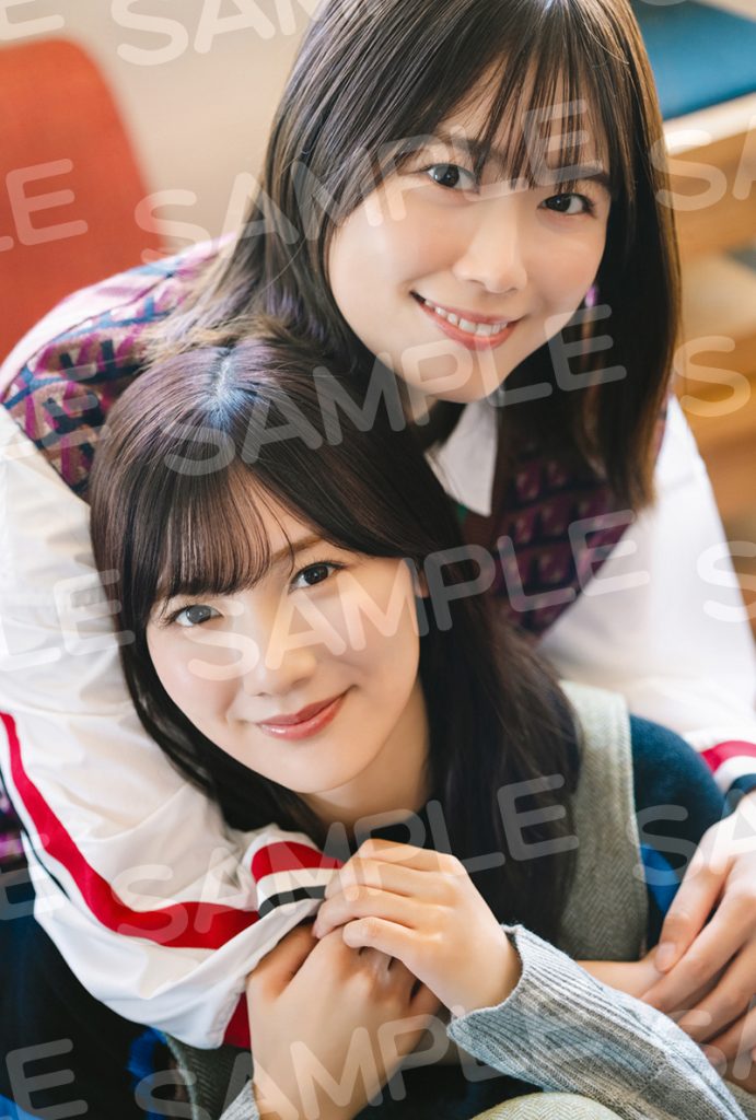 『BUBKA2025年1月号』HMV&BOOKS online特典ポストカード／日向坂46河田陽菜＆丹生明里