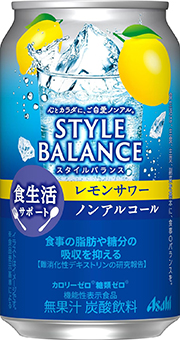 アサヒ スタイルバランス 食生活サポート レモンサワー [機能性表示食品] [ ノンアルコール 350ml×24本 ] 350ml×24本