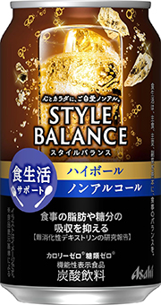 アサヒ スタイルバランス 食生活サポート ハイボール [機能性表示食品] [ ノンアルコール 350ml×24本 ] 350ml×24本