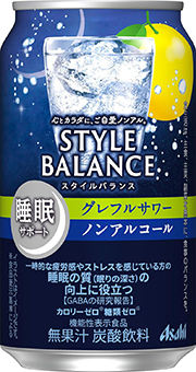 アサヒ スタイルバランス 睡眠サポート グレフルサワー [機能性表示食品] [ ノンアルコール 350ml×24本 ] 350ml×24本