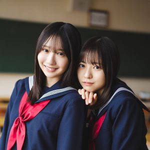 表紙には日向坂46正源司陽子と藤嶌果歩、裏表紙には櫻坂46的野美青と向井純葉が登場