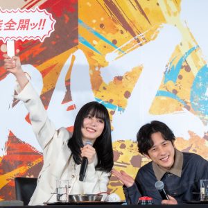 会見場にいい香り…二宮和也&池田エライザが“本能全開ッ!!”