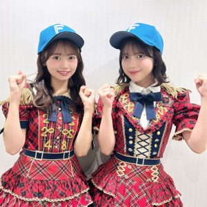 AKB48川村結衣&花田藍衣、“ころもちゃん”コンビがきつねダンスに出演!ファイターズファンのかわゆいはファーストピッチにも挑戦